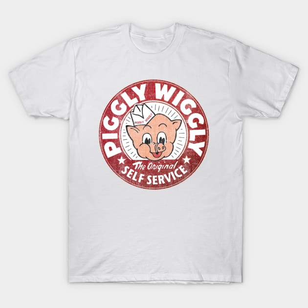 Retro Piggly Wiggly T-Shirt by Jacob.Manfred